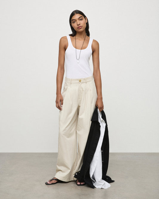 The Emelie Pant - Natural
