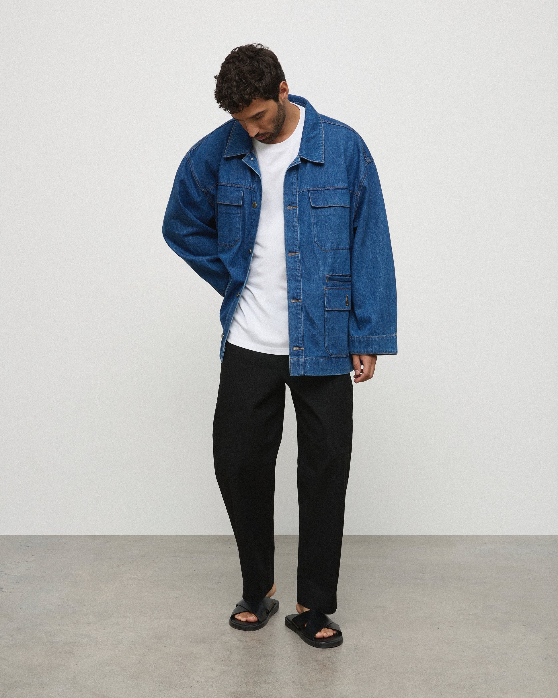 The Brooklyn Jacket - Mid-Blue Men