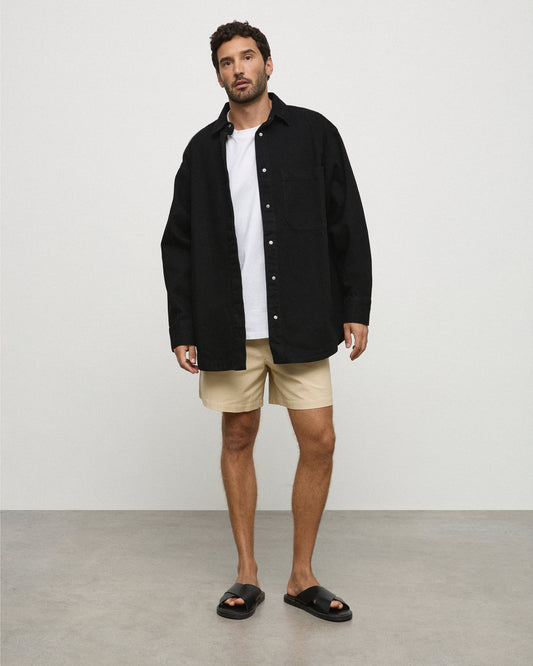 The Ari Overshirt - Black