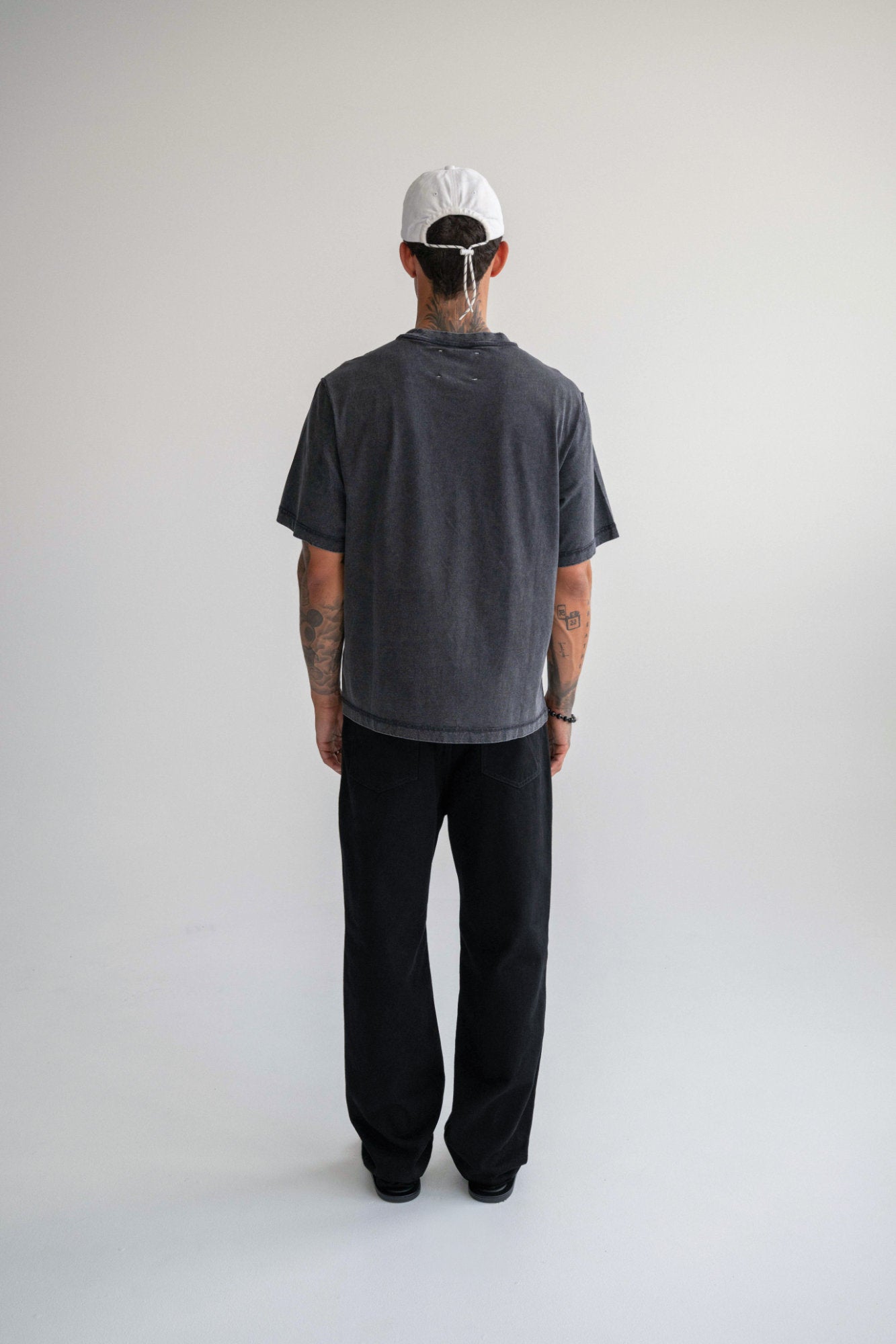 The Atlas Tee - Washed Black - Men