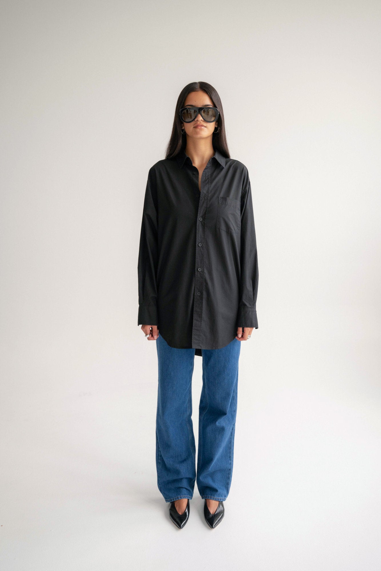 The Jaime Shirt - Black Women