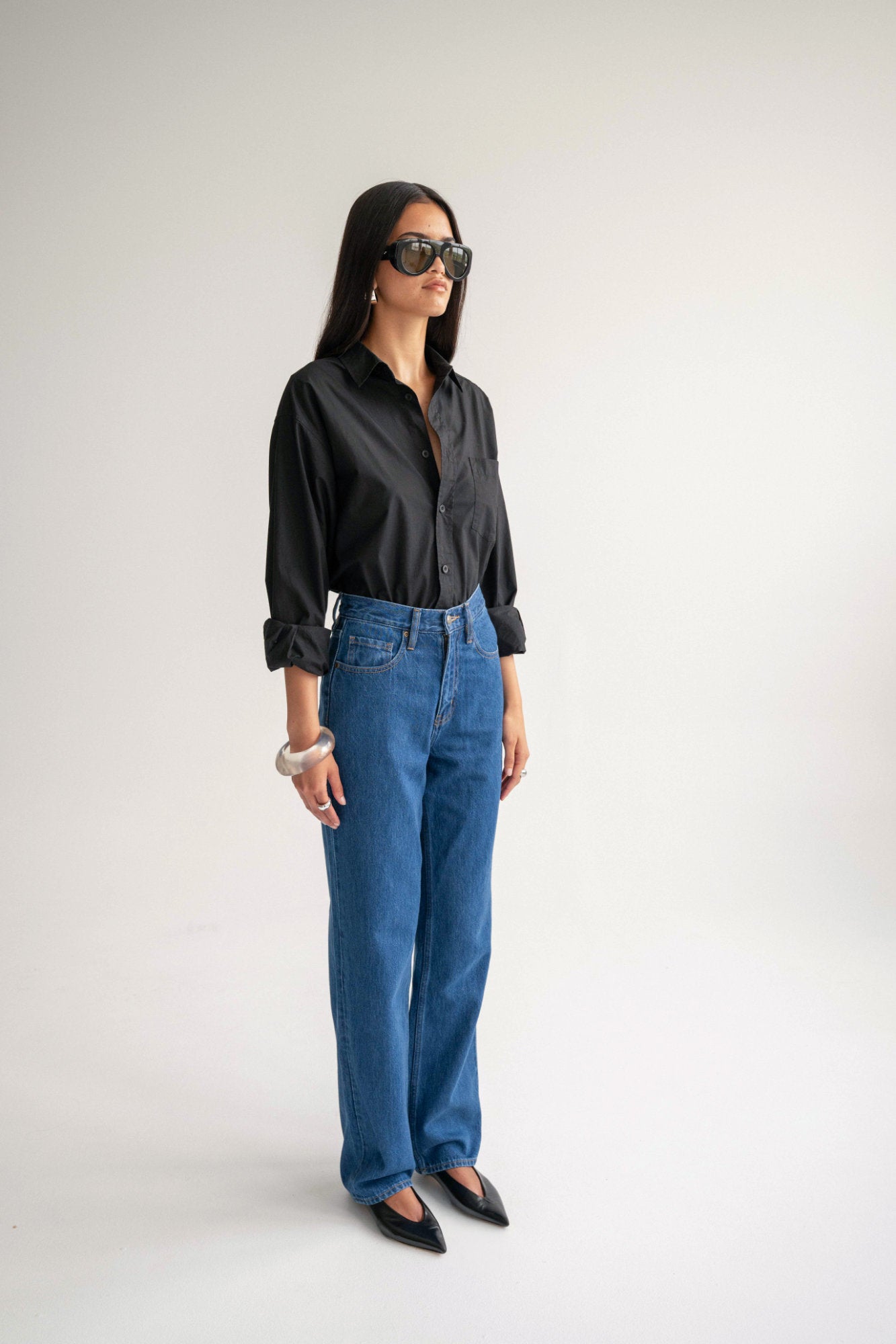 The Meg Jean - Mid-Blue