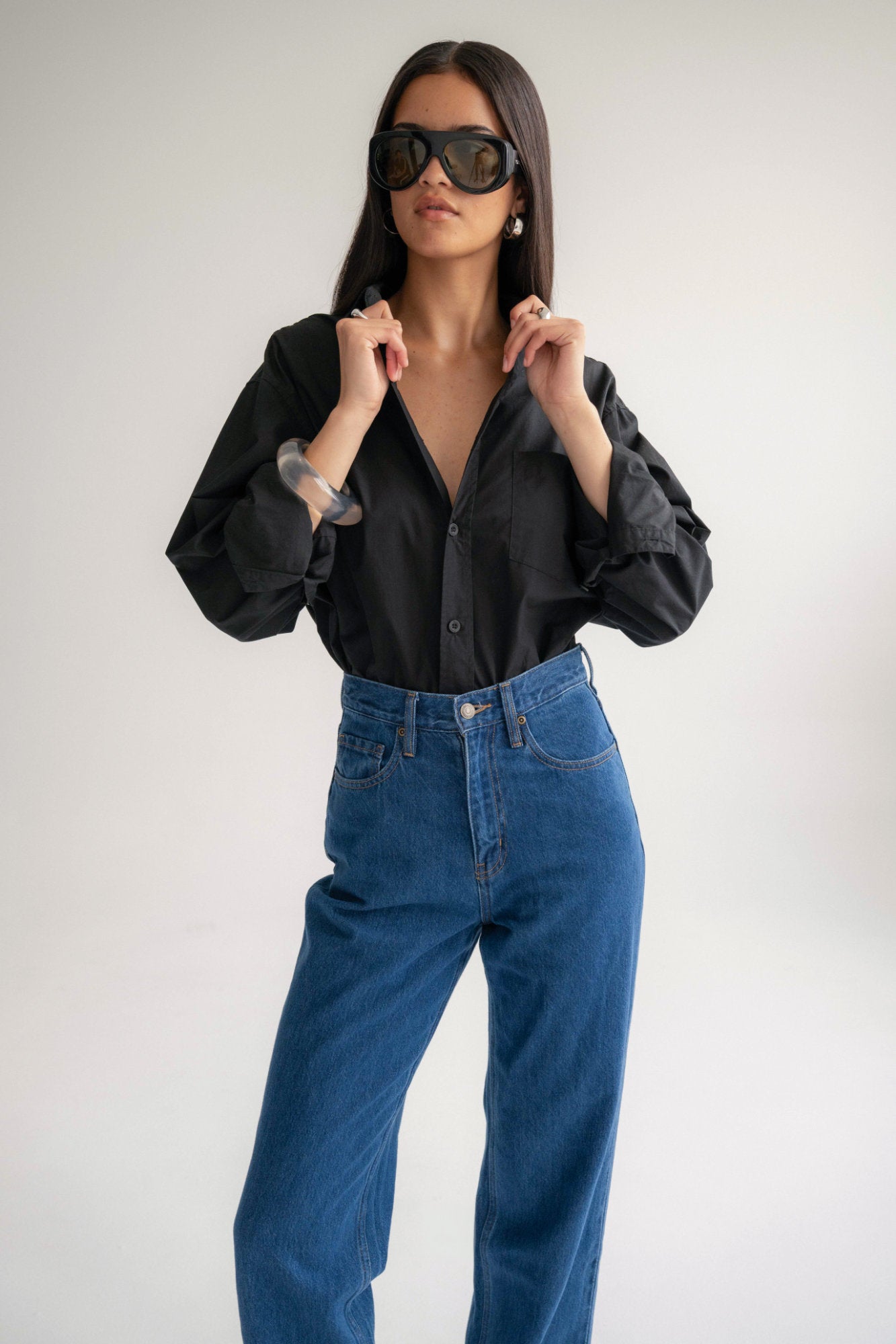 The Meg Jean - Mid-Blue