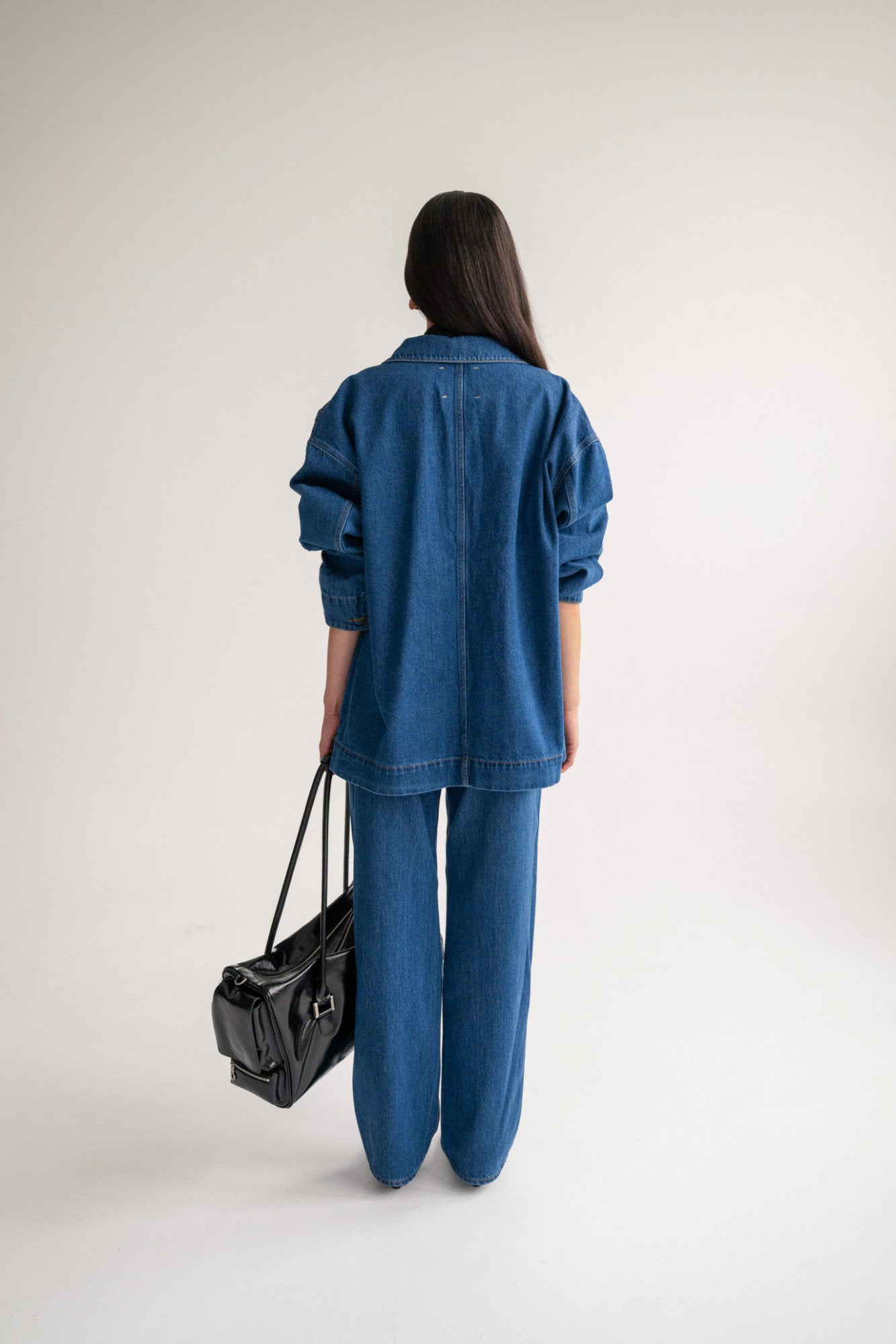 The Brooklyn Jacket - Mid Blue Women