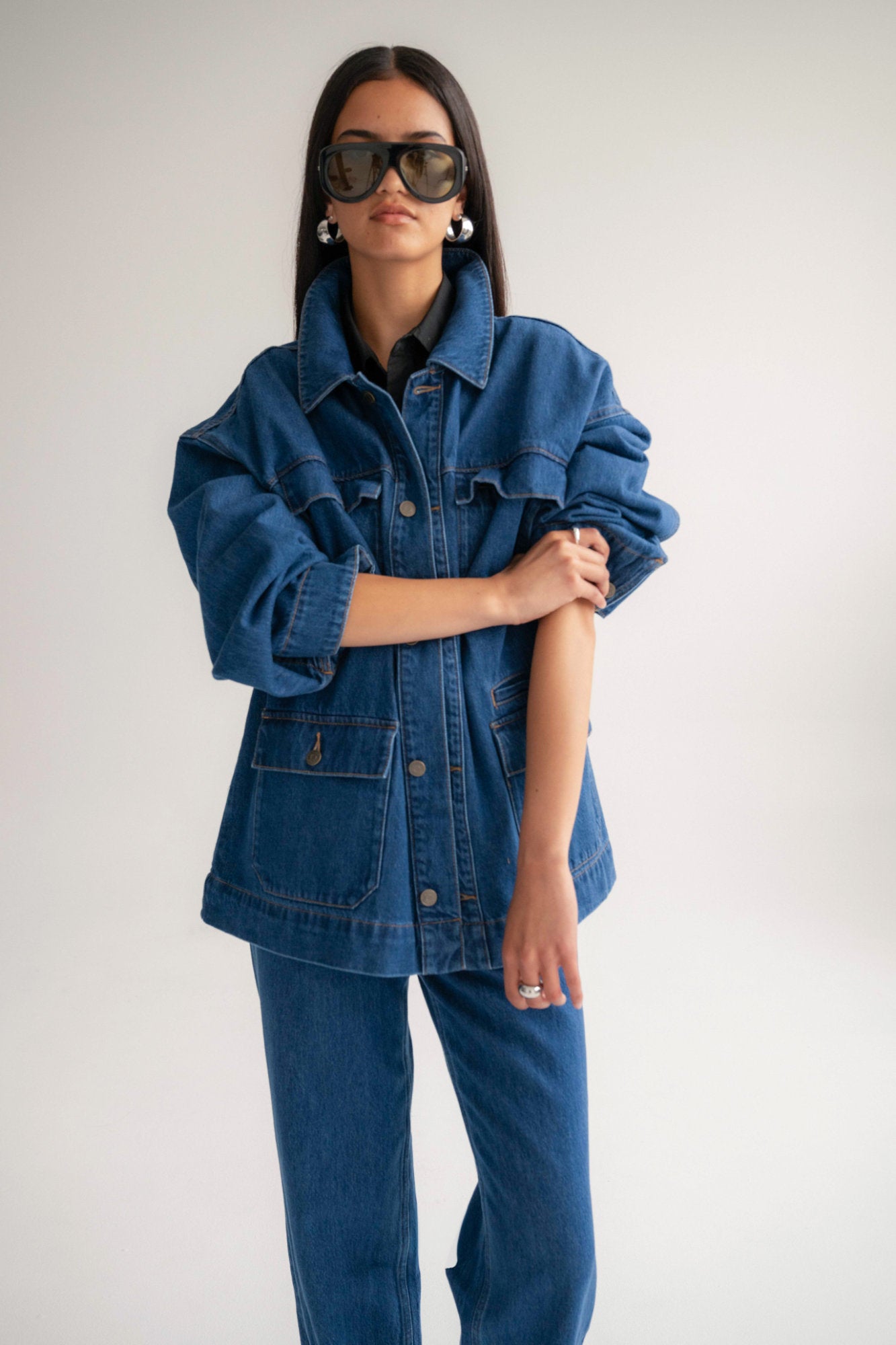 The Meg Jean - Mid-Blue