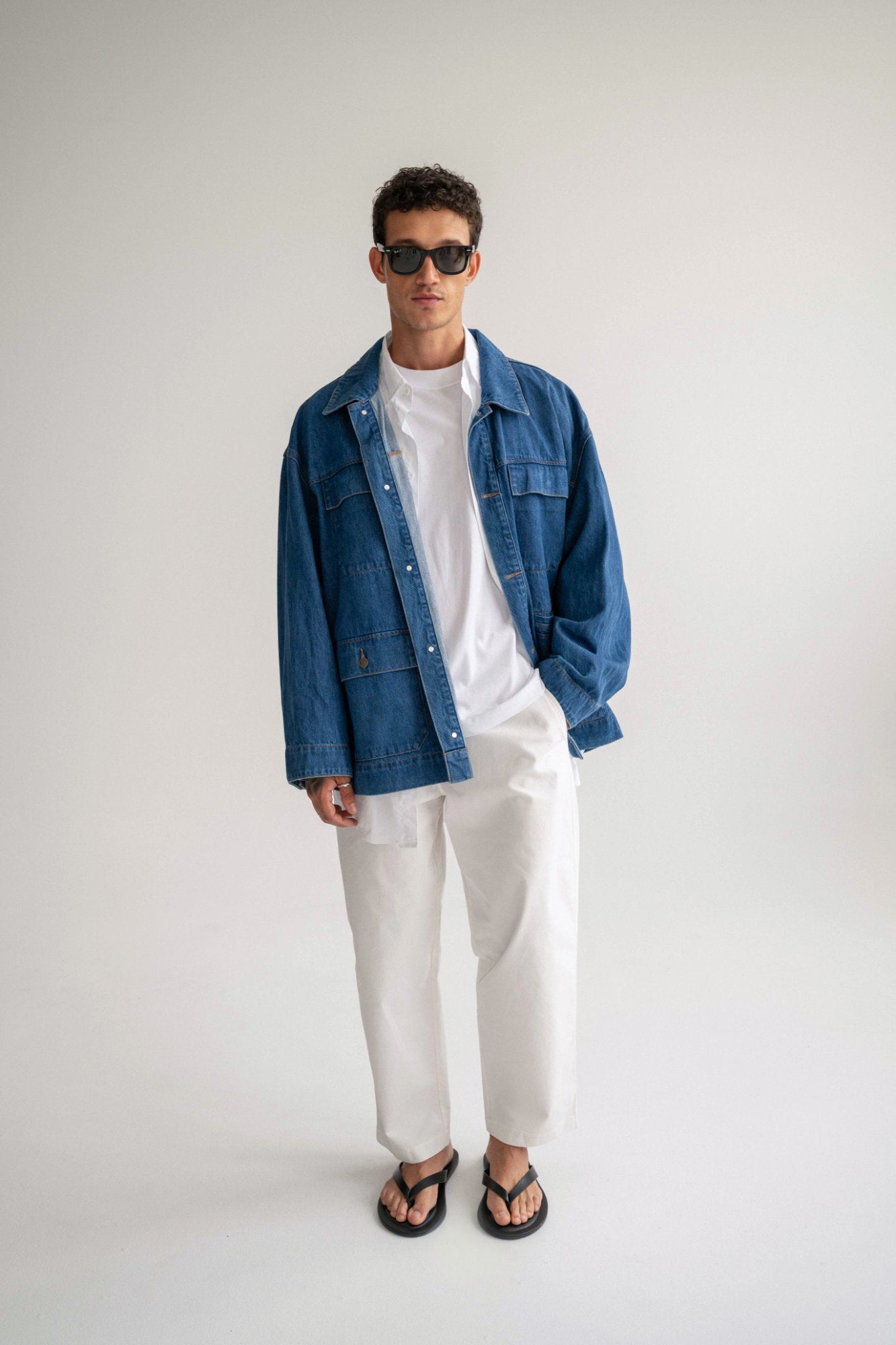 The Brooklyn Jacket - Mid-Blue – WNSDY