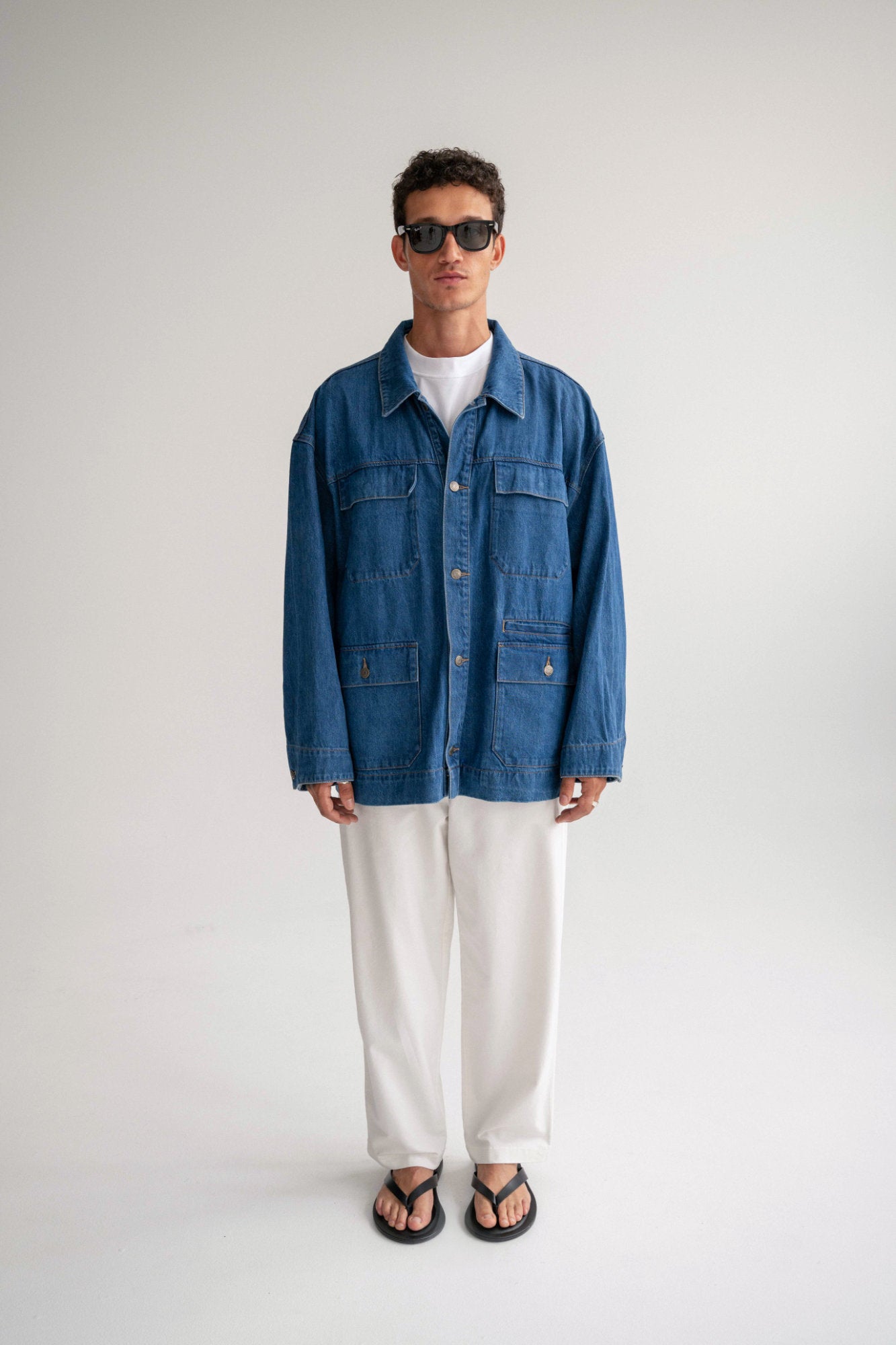 The Brooklyn Jacket - Mid-Blue – WNSDY