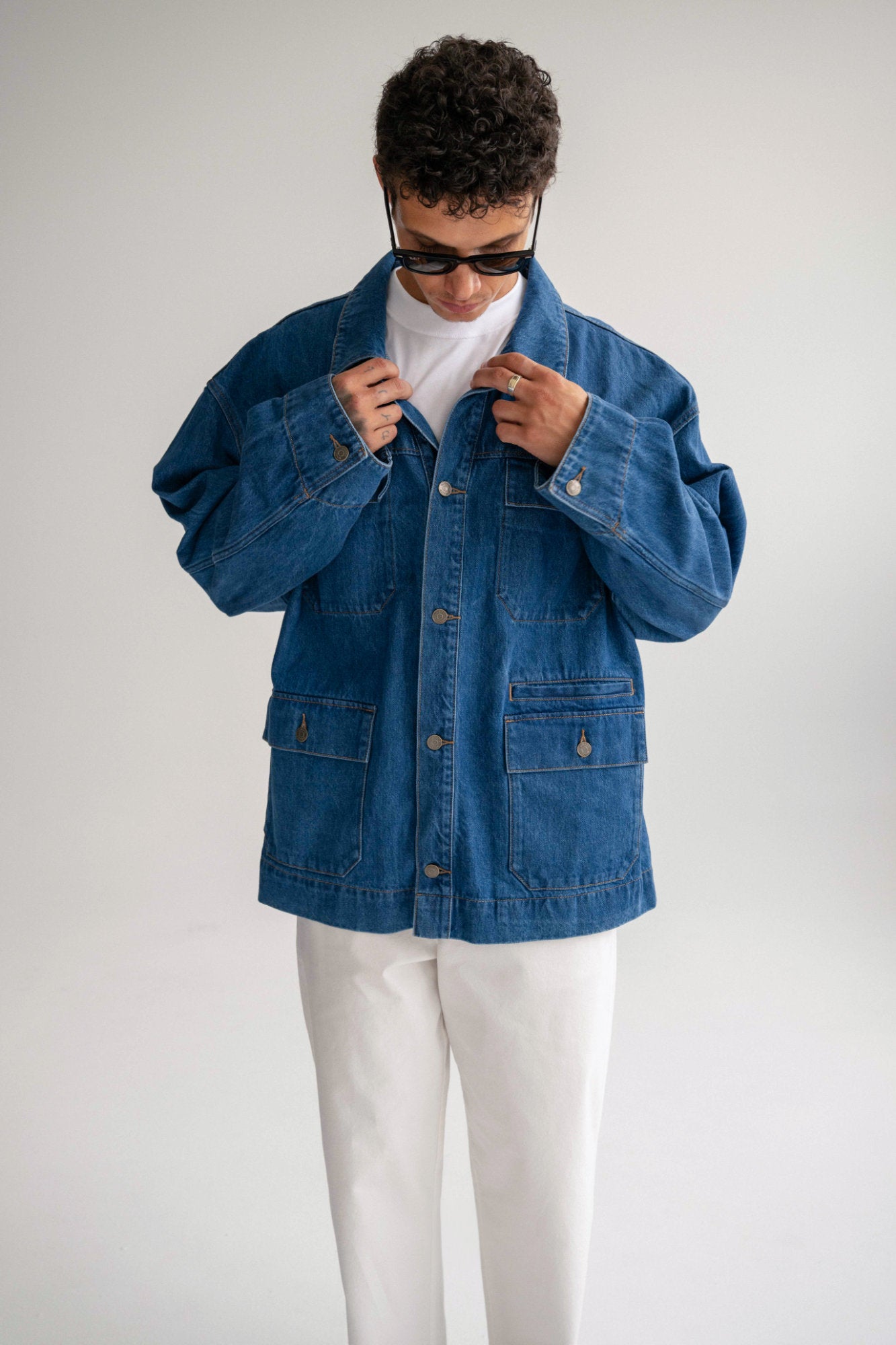 The Brooklyn Jacket - Mid-Blue – WNSDY