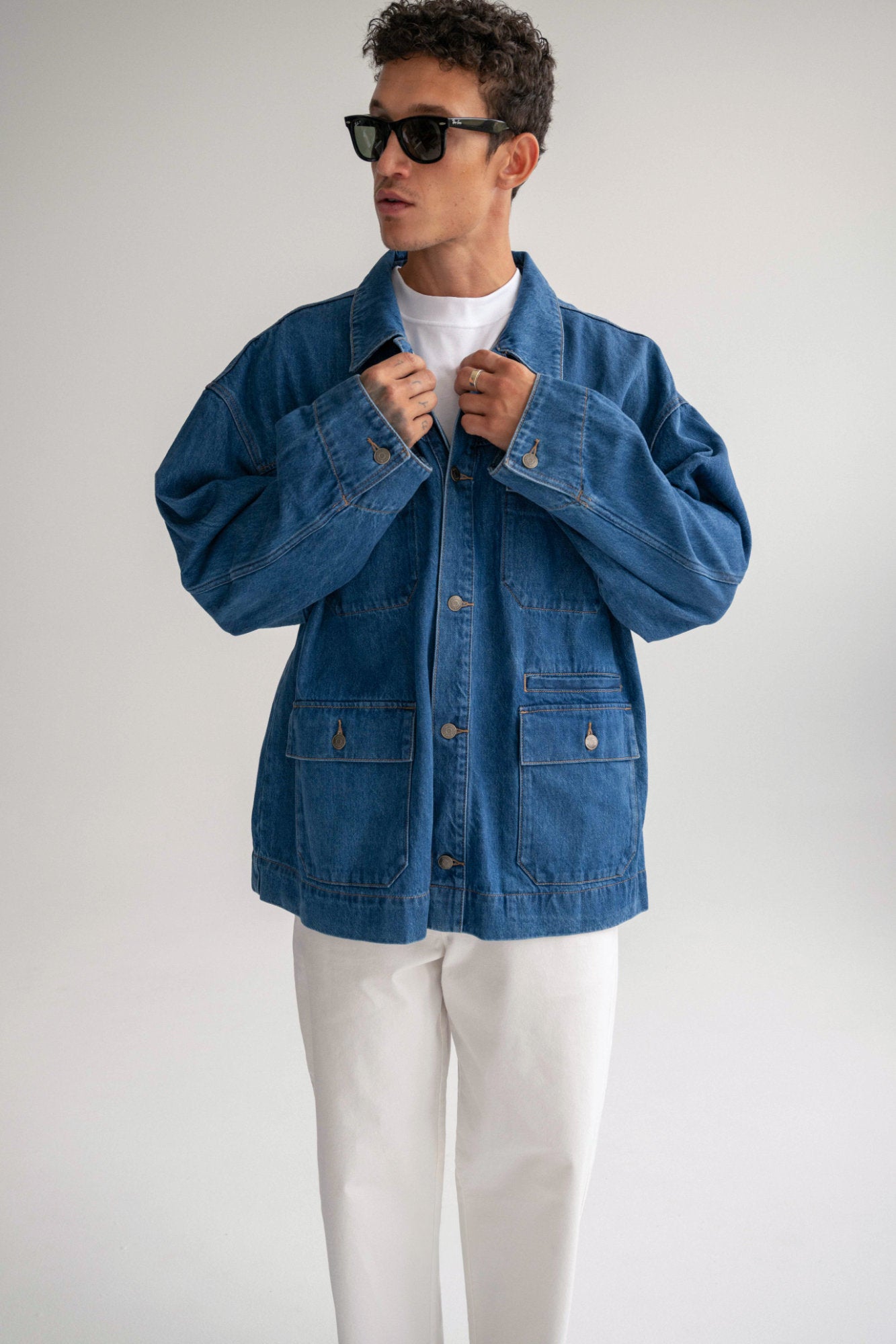 The Brooklyn Jacket - Mid Blue Men