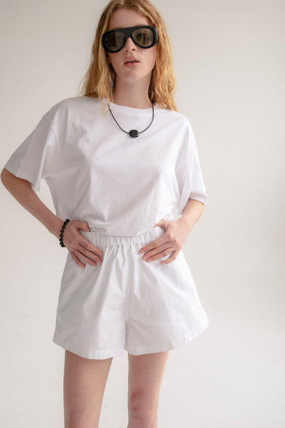 The Lennox Short - White