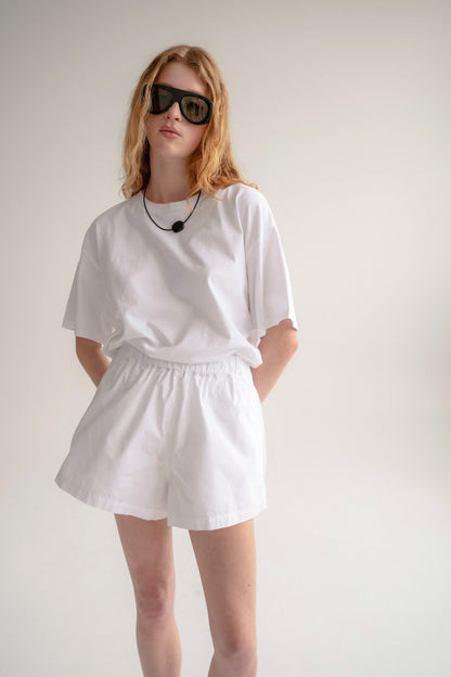 The Lennox Short - White