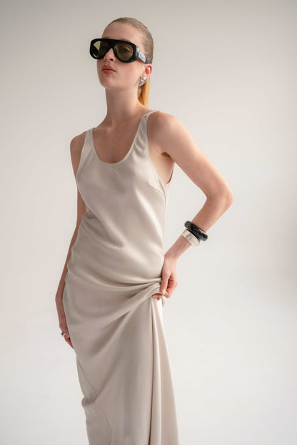 The Ella Dress - Nude