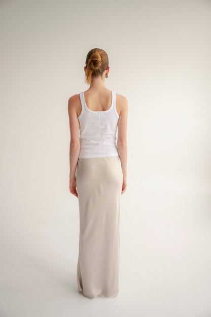 The Noa Skirt - Nude