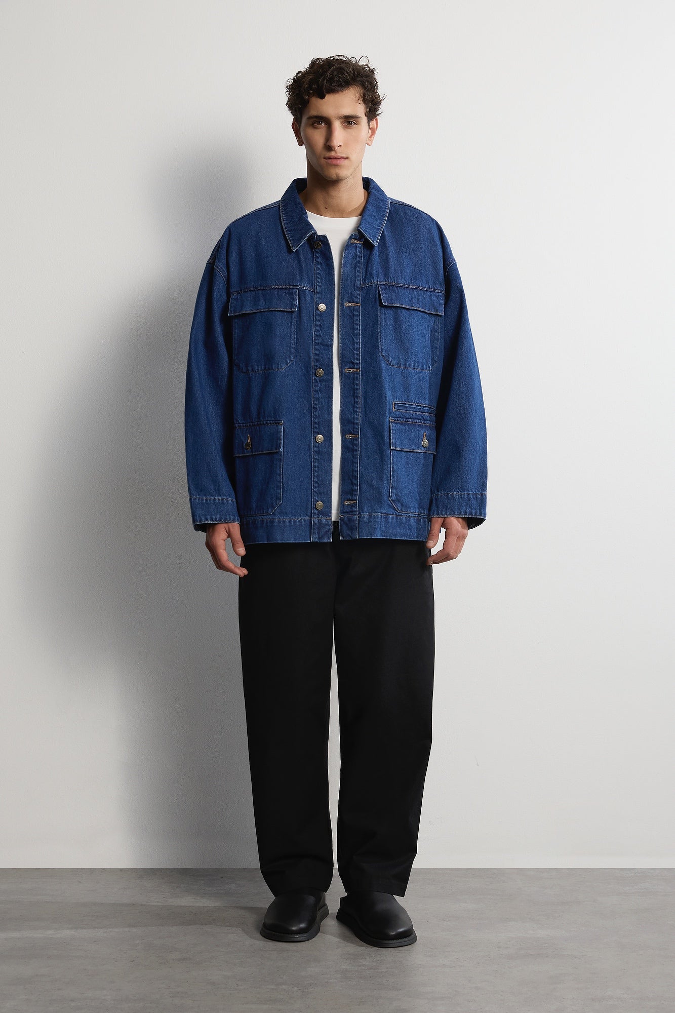 The Brooklyn Jacket - Mid-Blue.- Men