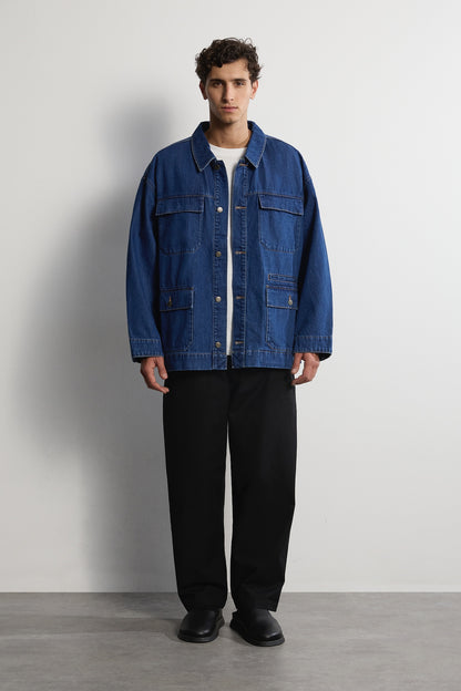 The Brooklyn Jacket - Mid-Blue.- Men