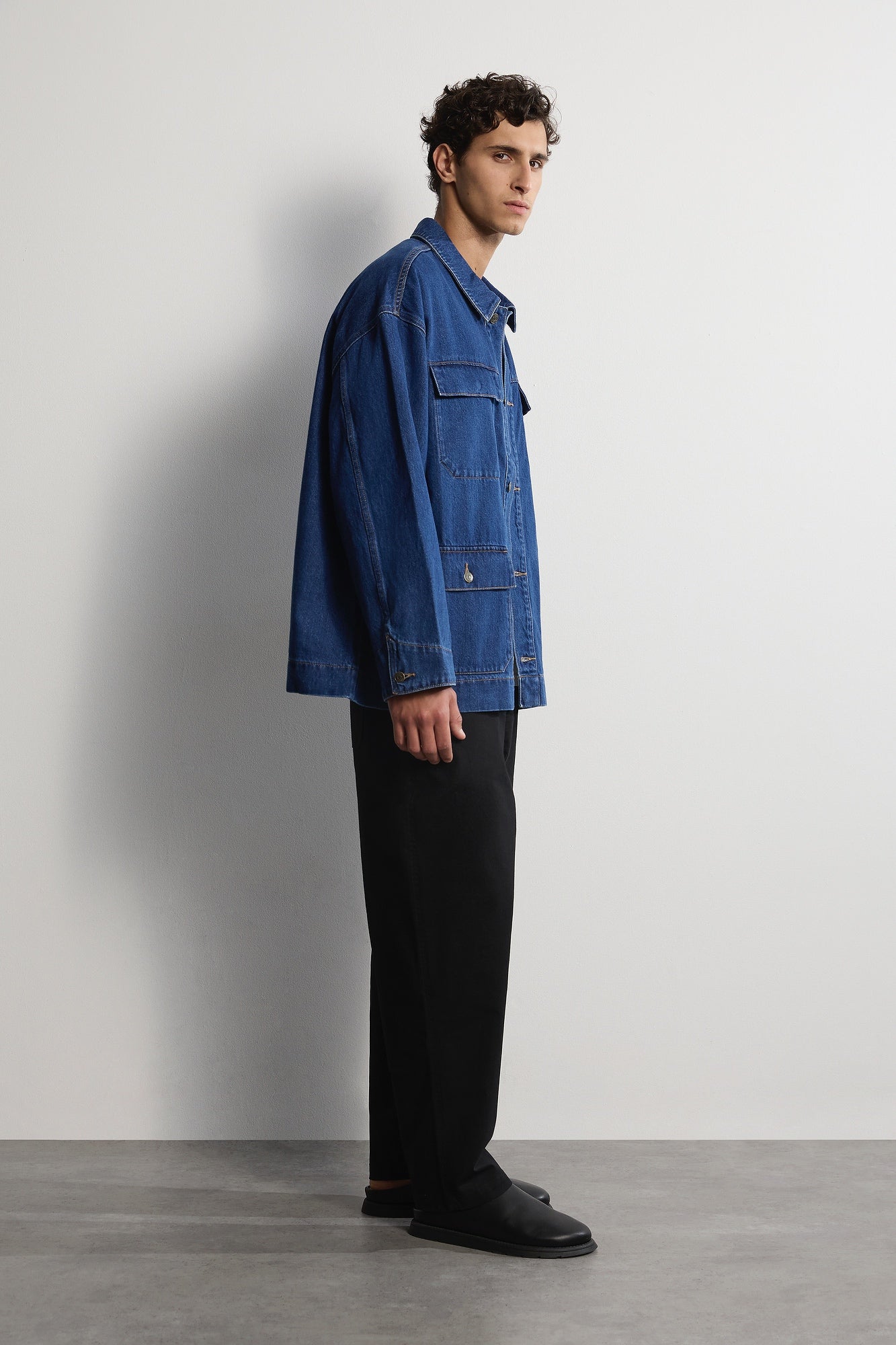 The Brooklyn Jacket - Mid-Blue.- Men