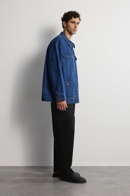 The Brooklyn Jacket - Mid-Blue.- Men