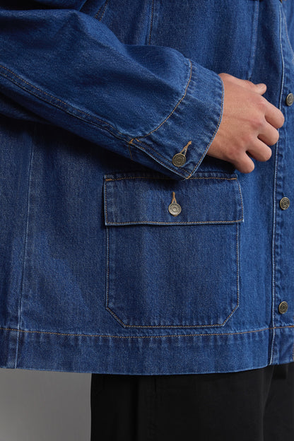 The Brooklyn Jacket - Mid-Blue.- Men