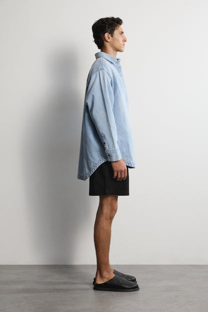 The Ari Overshirt - Light Stone Men