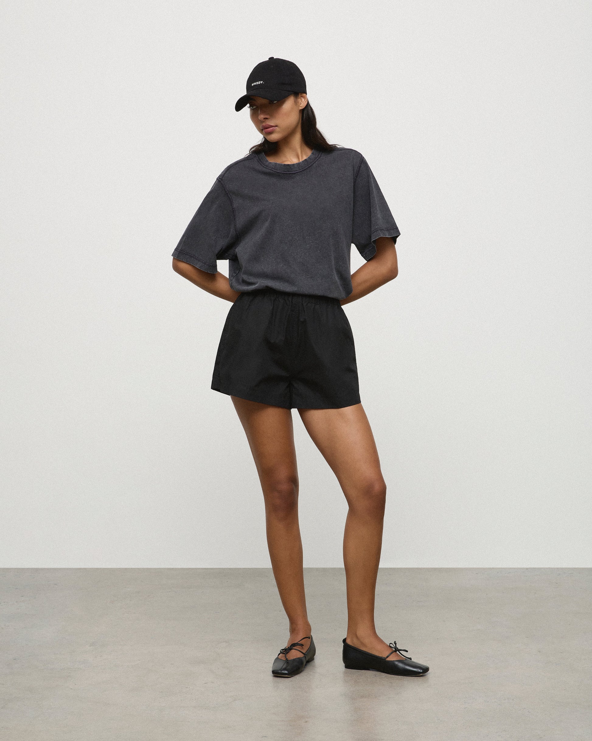 The Atlas Tee - Washed Black Women
