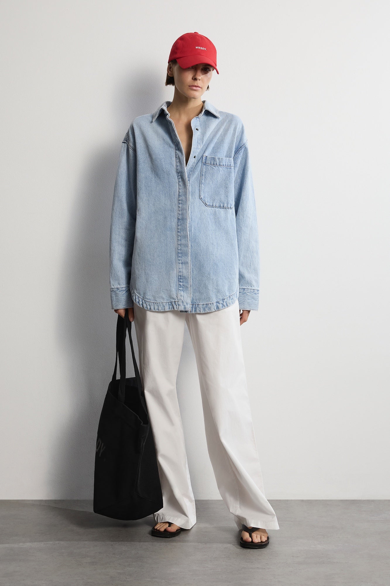 The Ari Overshirt - Light Stone Women