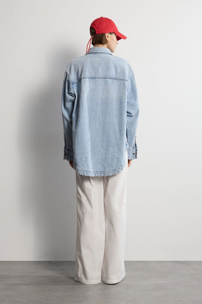 The Ari Overshirt - Light Stone Women