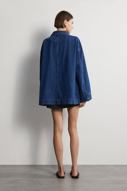 The Brooklyn Jacket - Mid-Blue.- Women