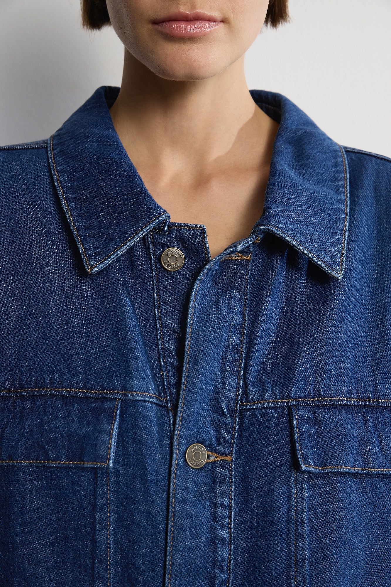 The Brooklyn Jacket - Mid-Blue.- Women
