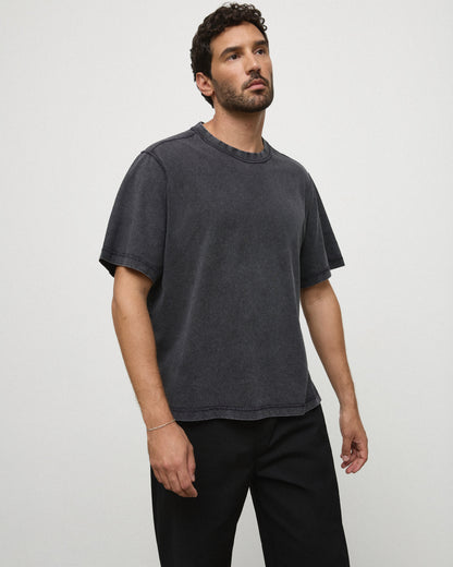 The Atlas Tee - Washed Black Men