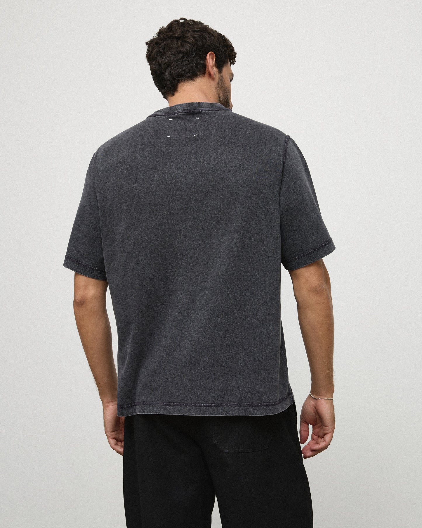 The Atlas Tee - Washed Black Men