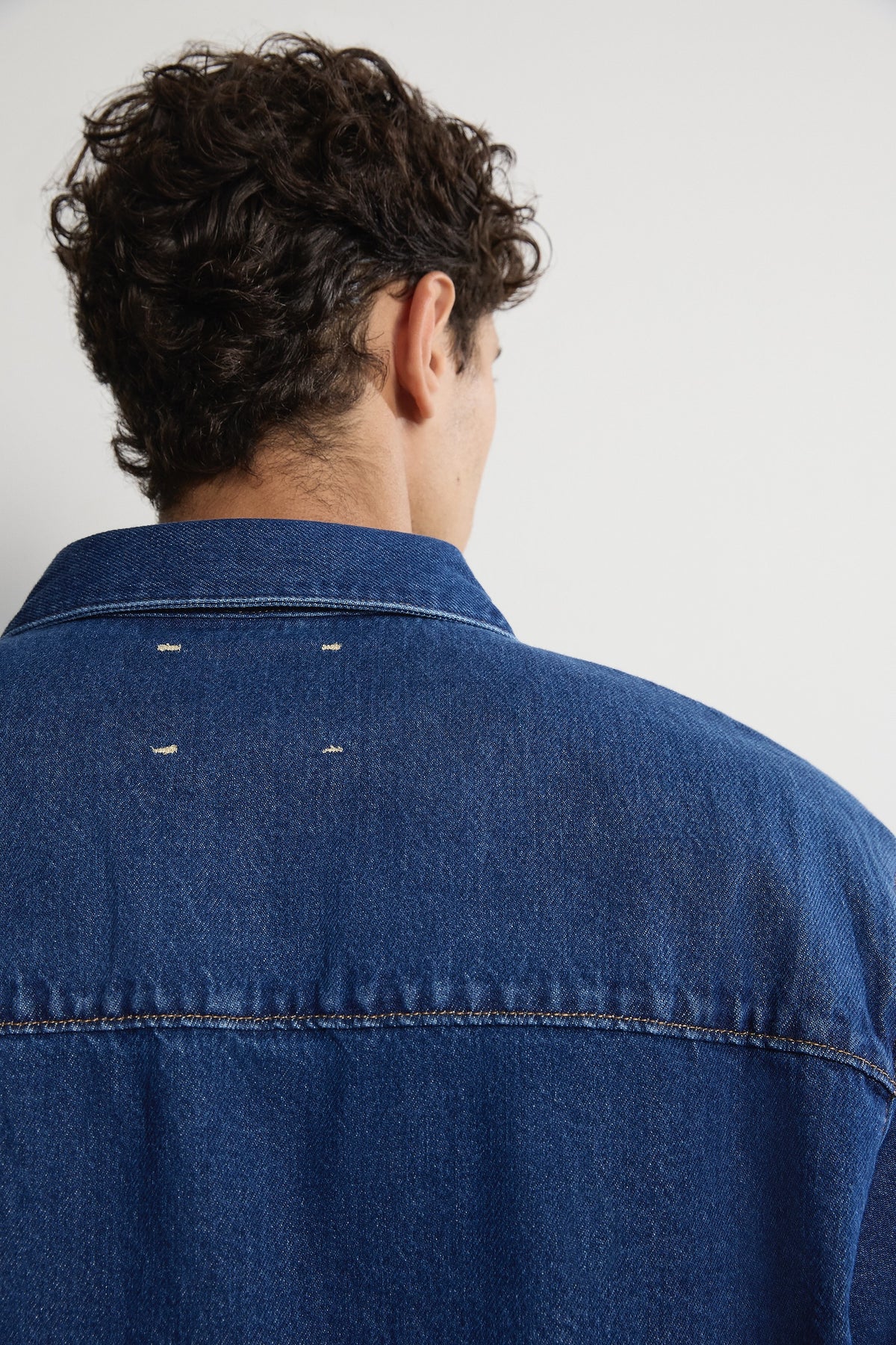 The Ari Overshirt - Mid-Blue Men