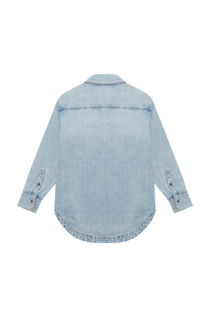 The Ari Overshirt - Light Stone